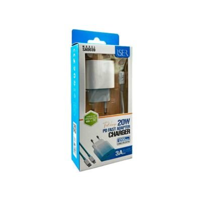 Cargador Tipo C a Lightning Carga Rápida 20W